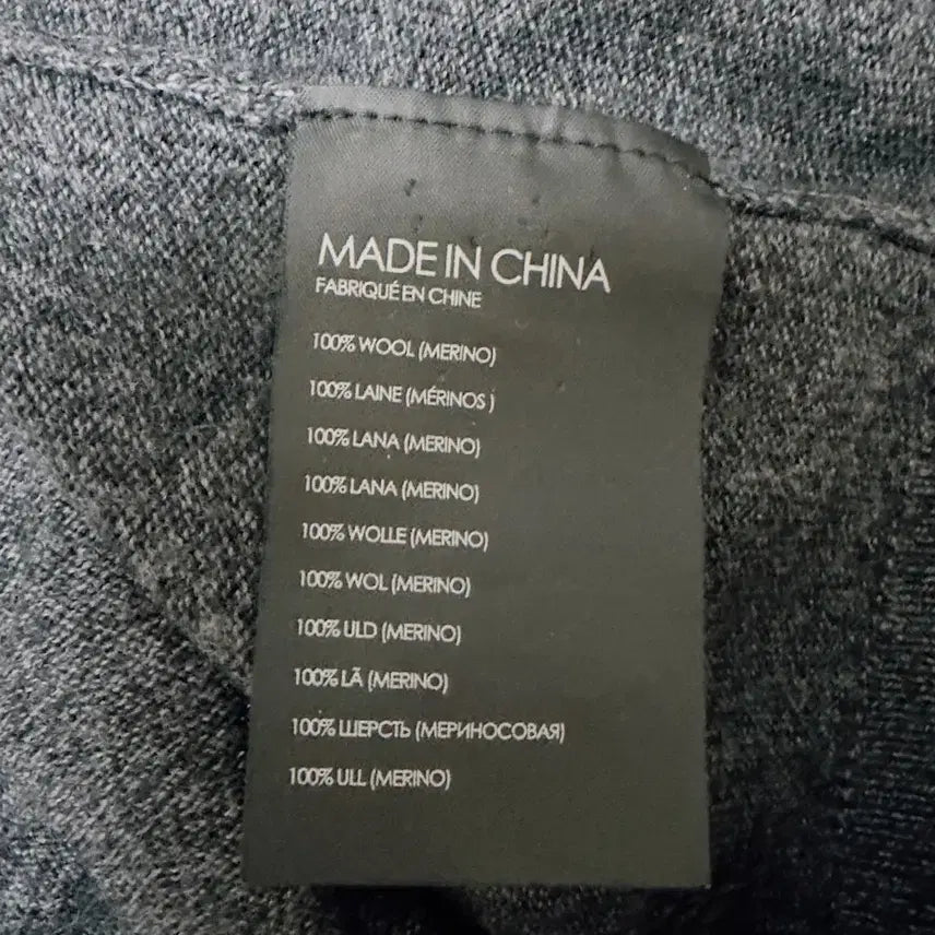 [BUNJANG] Club Monaco Merino Wool Half Zip Up / 클럽모나코 하프 집업 메리노 울 100%