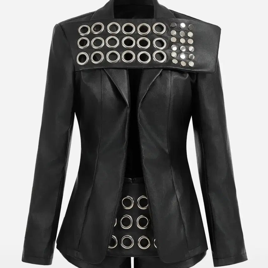 [BUNJANG] Punk Leather Suit Set / 펑크 레더 수트 세트