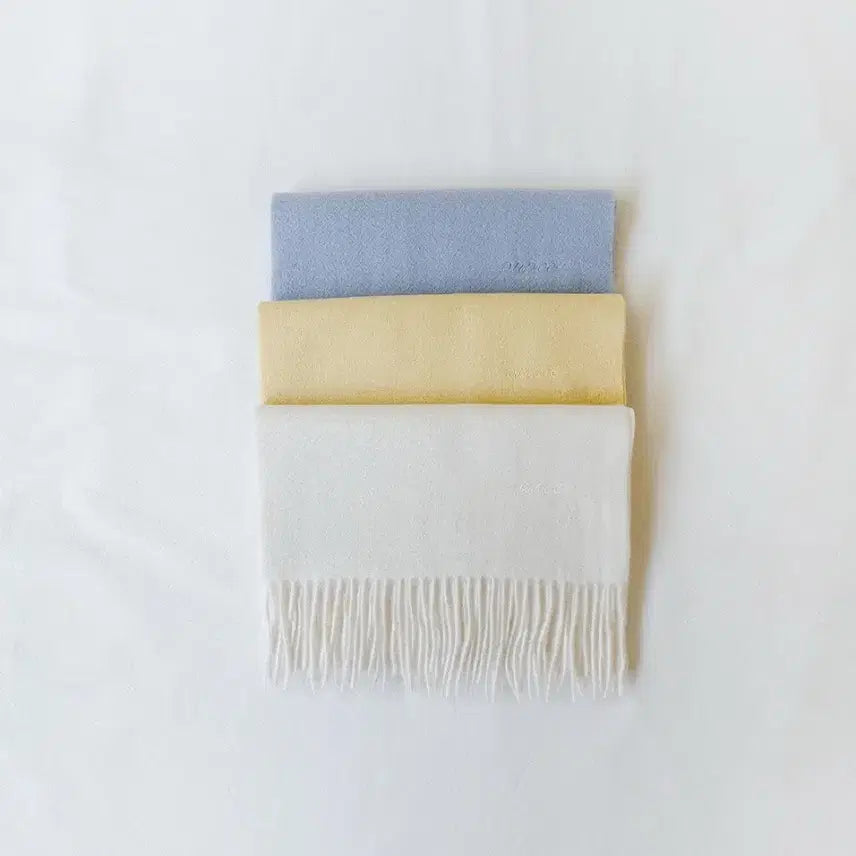 [BUNJANG] Ounce Wool 100% Ivory Scarf / (새상품) ounce 온스 울100 머플러 아이보리