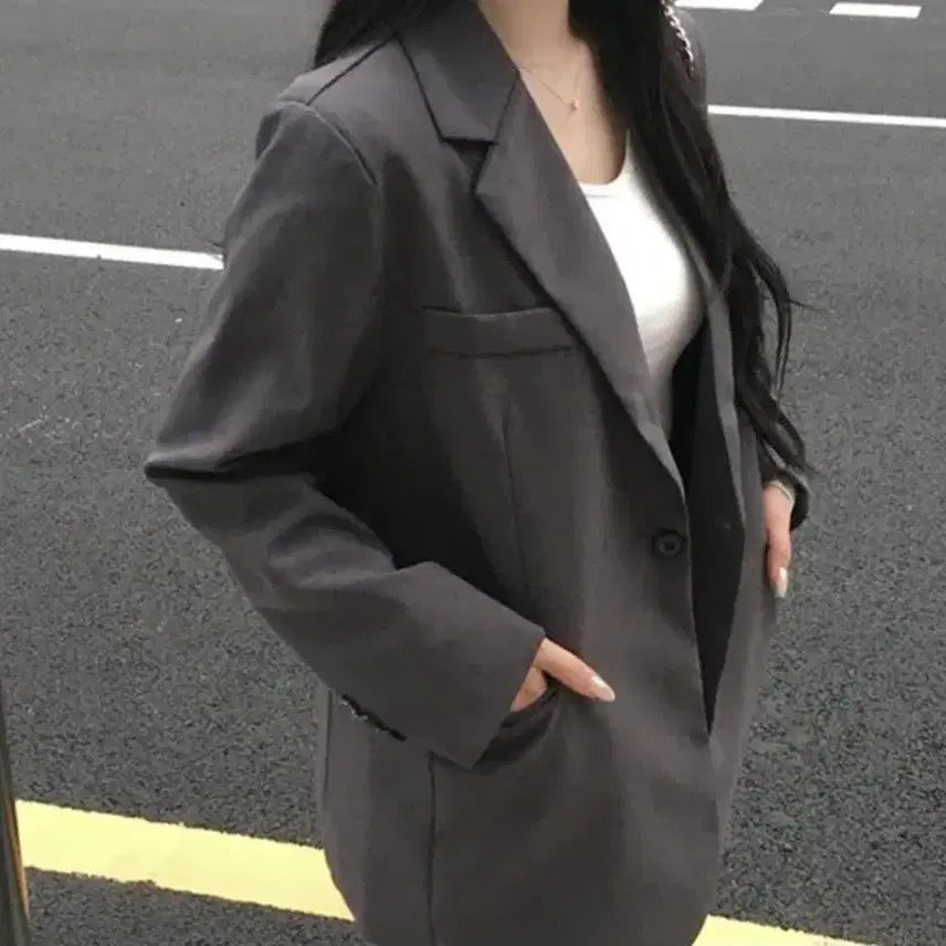 [SOLD OUT] 차콜 자켓