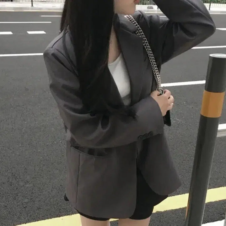 [SOLD OUT] 차콜 자켓