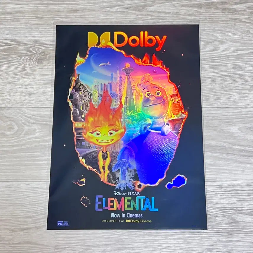 [BUNJANG] Elemental Dolby Poster (Hologram Ver.) / <엘리멘탈> 돌비 포스터(홀로그램 ver.)