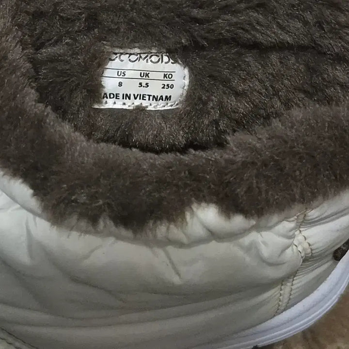 [BUNJANG] SOCOMODS Ankle Boots US8 Ivory / SOCOMODS 퍼 앵클부츠 US8 아이보리