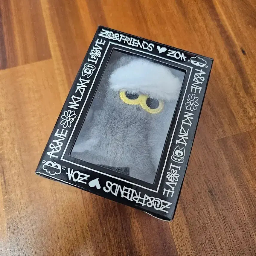 [BUNJANG] Joah Friends Mini Joah Plush Keyring Gray / 조앤프렌즈 미니 조아 플러쉬 키링 그레이