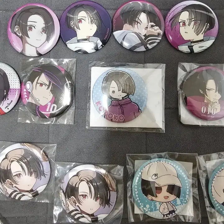 [BUNJANG] &TEAM Yuma Bundle Set Badge / 밀그램 유즈리하 코토코 뱃지 일괄판매