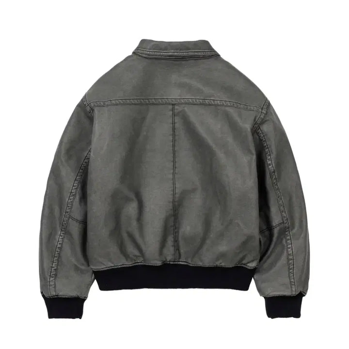[SOLD OUT] 택포) 웰빙익스프레스 페이디드 비건 레더 점퍼 그레이 s
