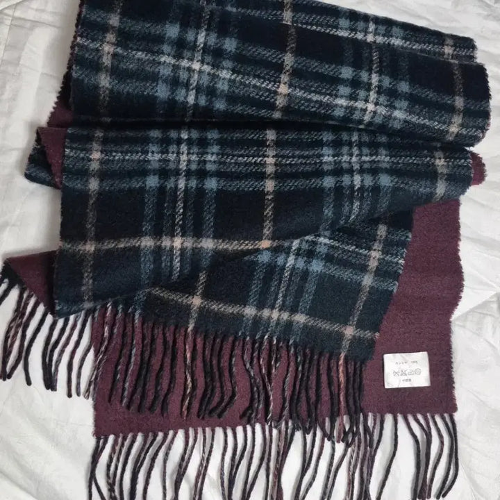 [SOLD OUT] 일본 캐시미어100 체크 양면 머플러