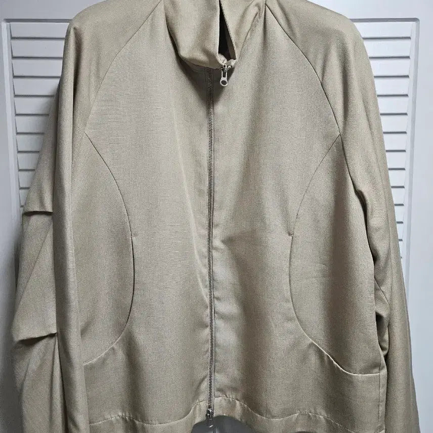 [BUNJANG] Soshin Blue Wool Zip-up Jacket / 소신 집업 울 블루종 자켓