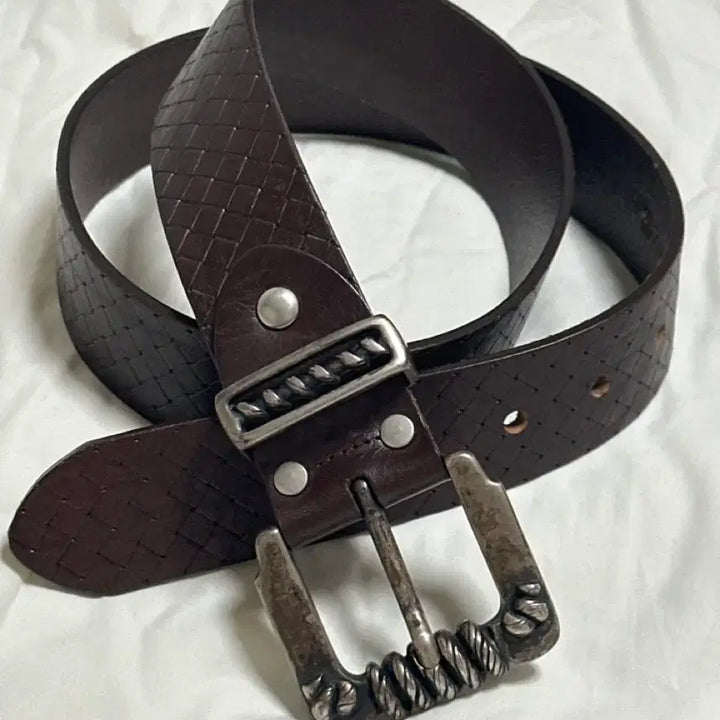 [BUNJANG] Vintage Leather Belt / 빈티지 가죽벨트