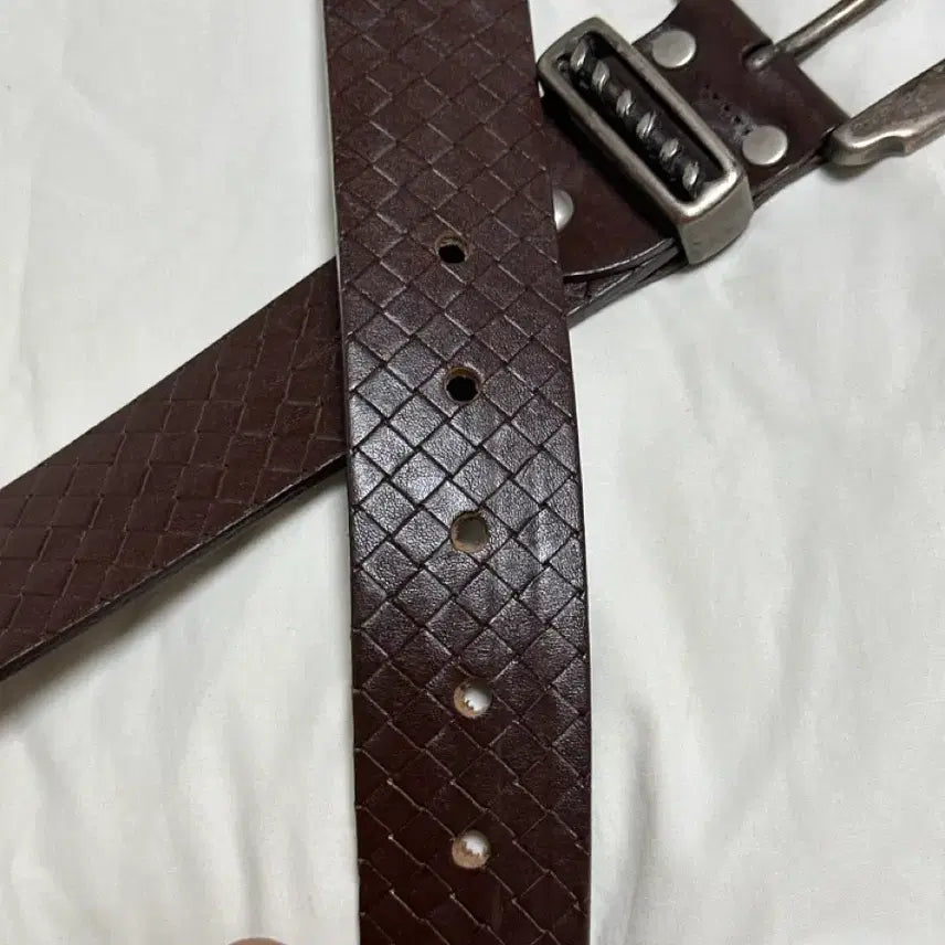[BUNJANG] Vintage Leather Belt / 빈티지 가죽벨트