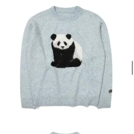 [BUNJANG] BBC Earth Panda Embroidered Knit Sweater / BBC EARTH 비비씨어스 판다 자수 니트 원가 21만