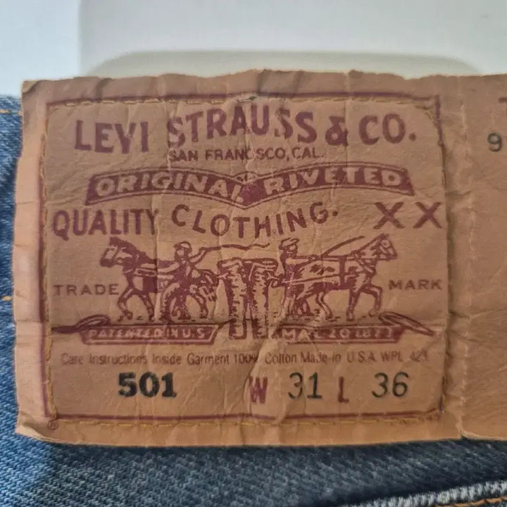 [BUNJANG] Levi's 501 USA 90s Jeans / [31X36] 90s USA 리바이스 501