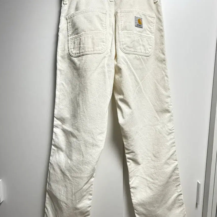 [BUNJANG] Carhartt Simple Pants Corduroy White / 칼하트 심플 팬츠 코듀로이 화이트