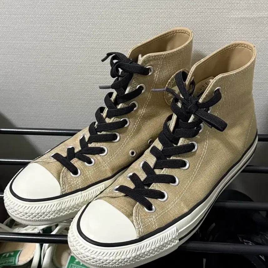 [BUNJANG] Converse High Top Sneakers Beige 250mm / 컨버스 하이 스니커즈 베이지 250mm