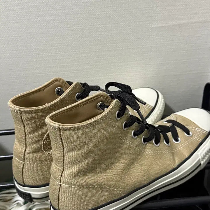 [BUNJANG] Converse High Top Sneakers Beige 250mm / 컨버스 하이 스니커즈 베이지 250mm