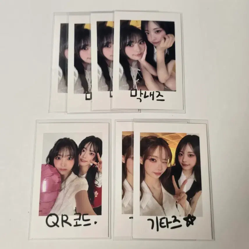 QWER 2주년 팝업 10만원 구매 특전 포카 포토카드 양도 폴라