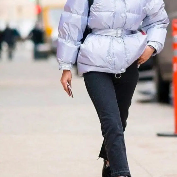 [BUNJANG] Yenkee Yenkee Padded Jacket Silver Gray (Size S) / 옌키옌키  패딩 실버그레이 s사이즈 판매해요