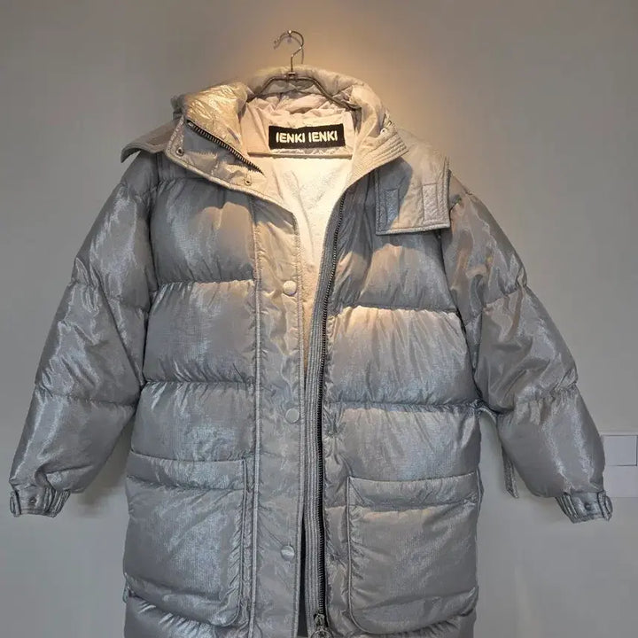 [BUNJANG] Yenkee Yenkee Padded Jacket Silver Gray (Size S) / 옌키옌키  패딩 실버그레이 s사이즈 판매해요