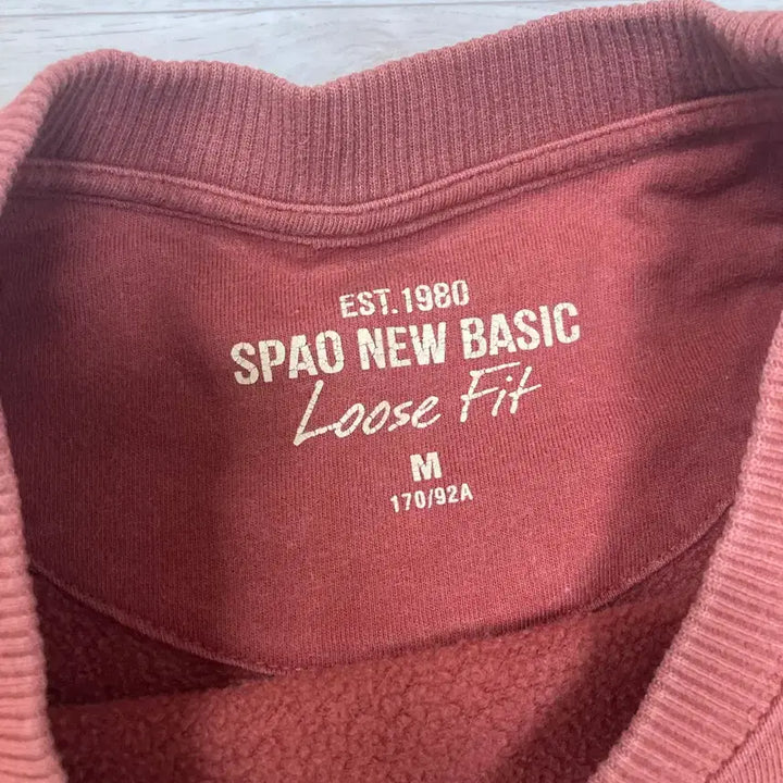 [BUNJANG] SPAO Loose Fit Sweatshirt M / 스파오 SPAO 루즈핏 맨투맨 M