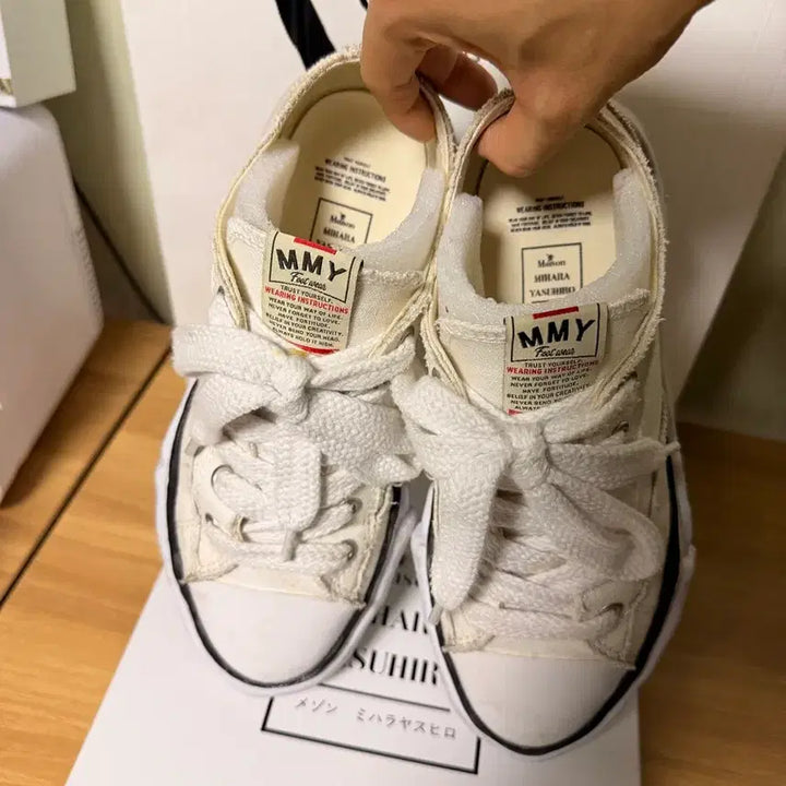 [SOLD OUT] 미하라야스히로 솔 캔버스 로우 피터슨 스니커즈