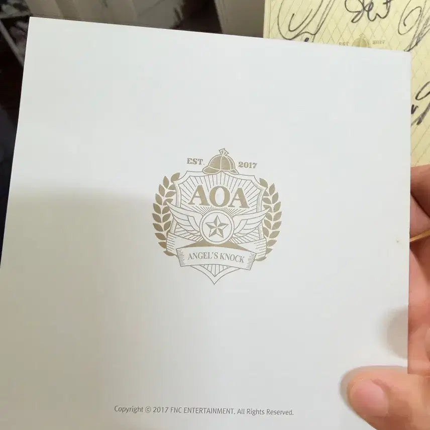 AOA 싸인앨범, 비매,정규1집,ANGEL'S KNOCK,2017년
