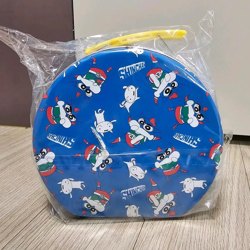 [BUNJANG] Crayon Shin-chan Round Tin Case Bag / 짱구는 못말려 원형 가방 틴케이스