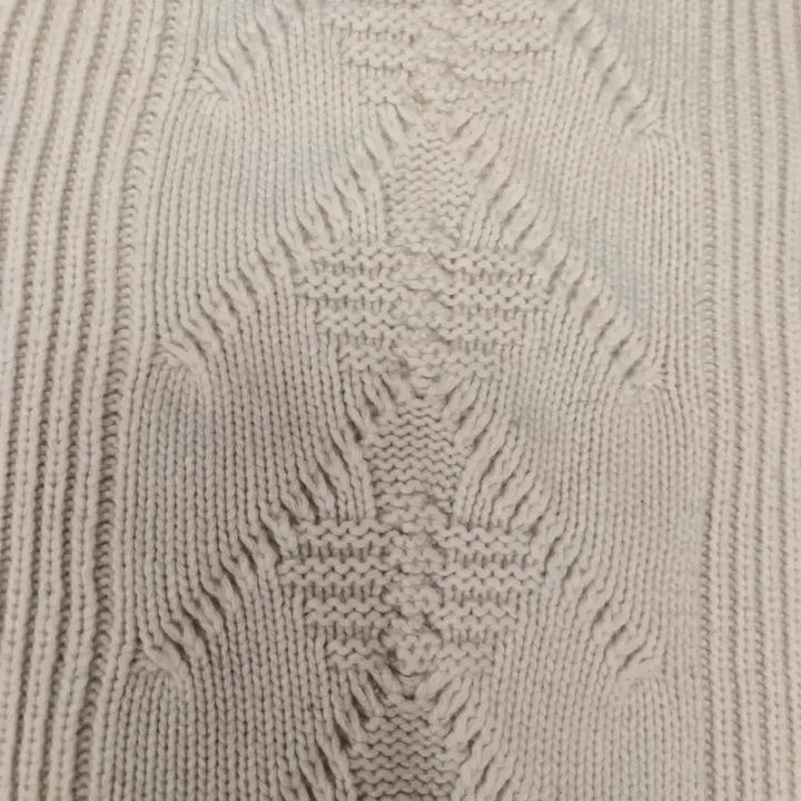 [BUNJANG] System Homme Ivory Cable Knit Sweater / 시스템옴므 아이보리 케이블 니트 스웨터 100(48)