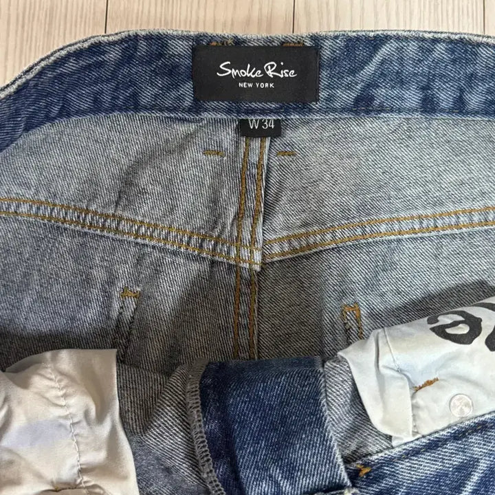 [BUNJANG] Smoke Rize Denim Pants (Size 34) / 스모크라이즈 데님팬츠 사이즈34 상태s급