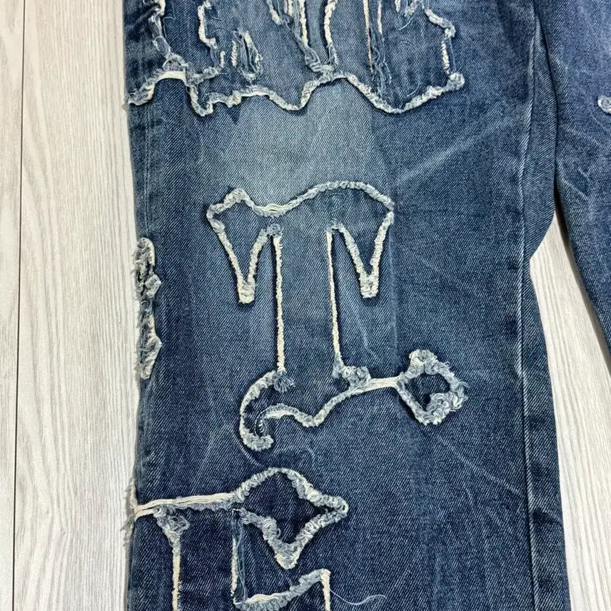 [BUNJANG] Smoke Rize Denim Pants (Size 34) / 스모크라이즈 데님팬츠 사이즈34 상태s급