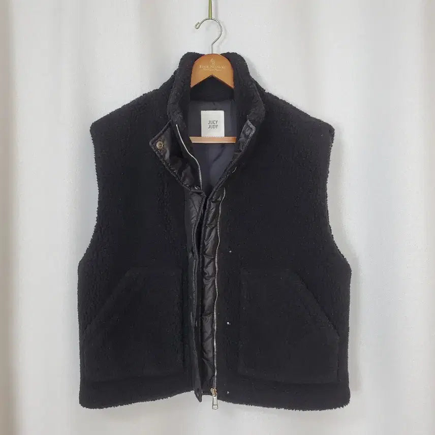 [BUNJANG] Juicy Judy Sherpa Padded Vest / 쥬시쥬디 뽀글이 패딩베스트 55-66