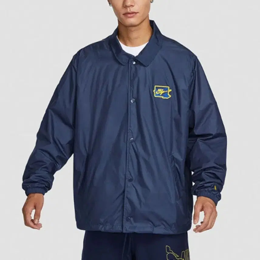 [BUNJANG] Nike Club Coach Volt Windbreaker Jacket / 나이키 클럽 코치 볼트 바람막이 자켓