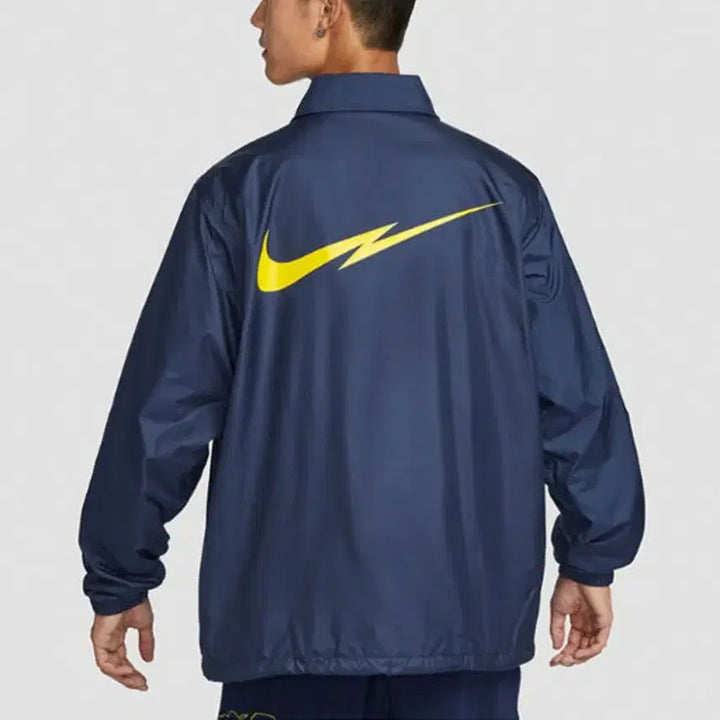 [BUNJANG] Nike Club Coach Volt Windbreaker Jacket / 나이키 클럽 코치 볼트 바람막이 자켓