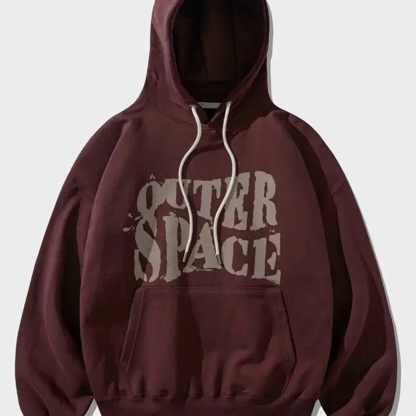 [BUNJANG] Azcatoon Burgundy Hoodie M / 애즈카톤 후드티 버건디 M