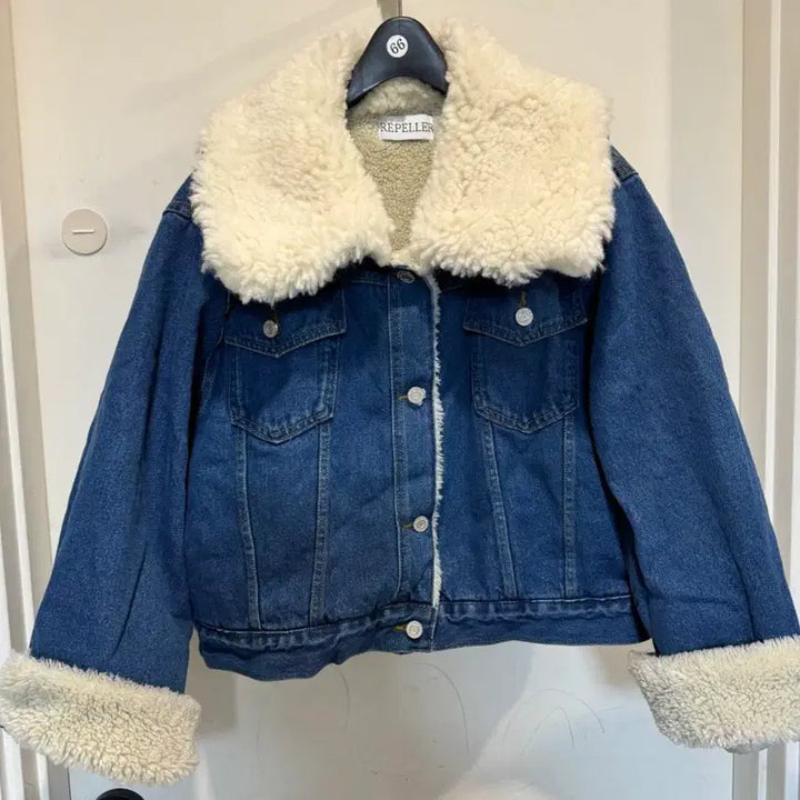 [BUNJANG] Repeller Sherling Denim Jacket / repeller 리펠러 시어링 데님 자켓