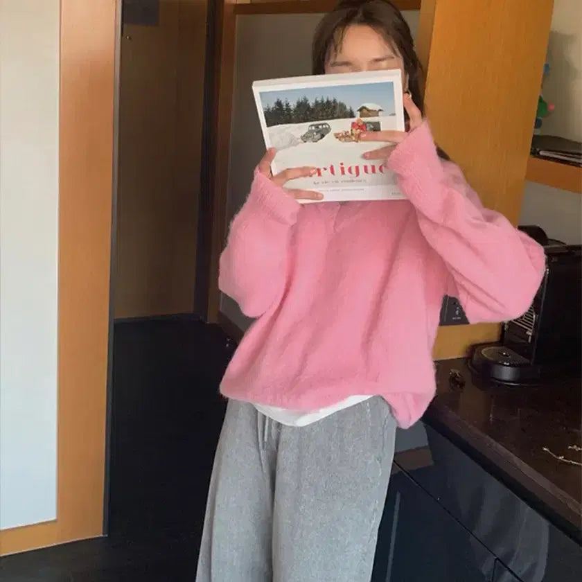 [BUNJANG] Nana Dearest Knit / [새상품 Dearest] Nana (니트) -스트로베리핑크