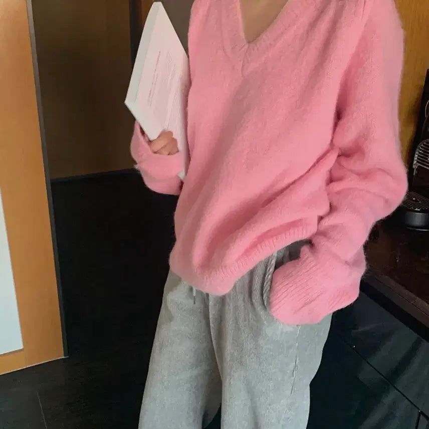 [BUNJANG] Nana Dearest Knit / [새상품 Dearest] Nana (니트) -스트로베리핑크