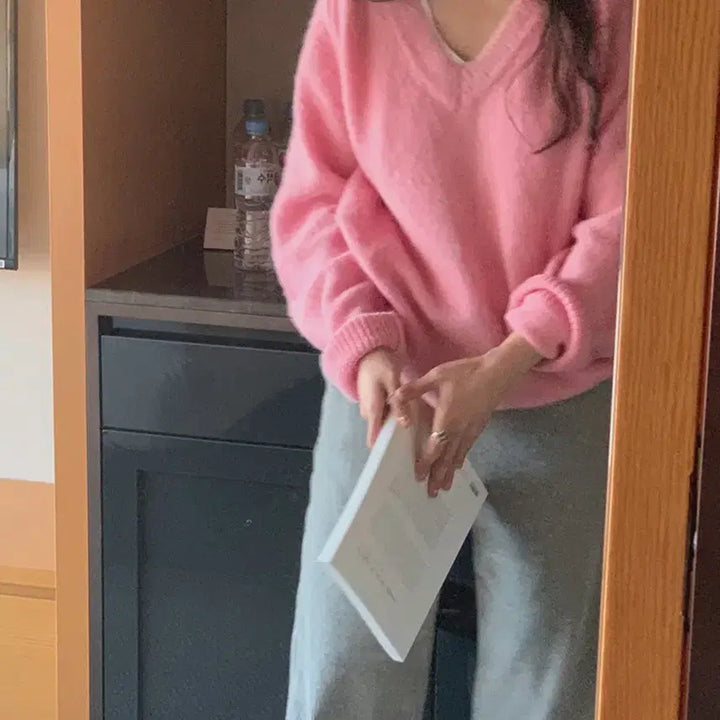 [BUNJANG] Nana Dearest Knit / [새상품 Dearest] Nana (니트) -스트로베리핑크