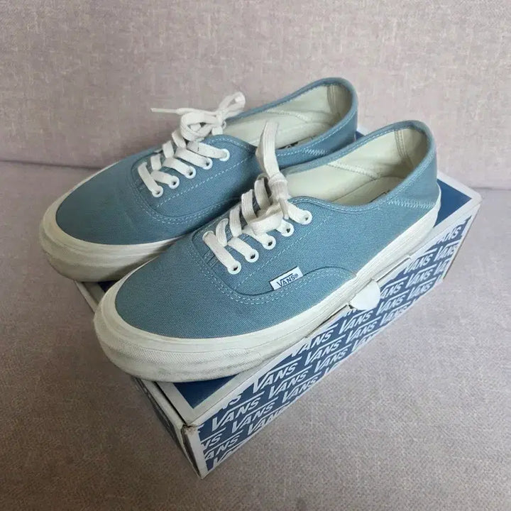 [BUNJANG] Vans Vault Authentic 43LX Smoke Blue Sneakers / (270) 반스 볼트 어센틱 43LX 스모크블루