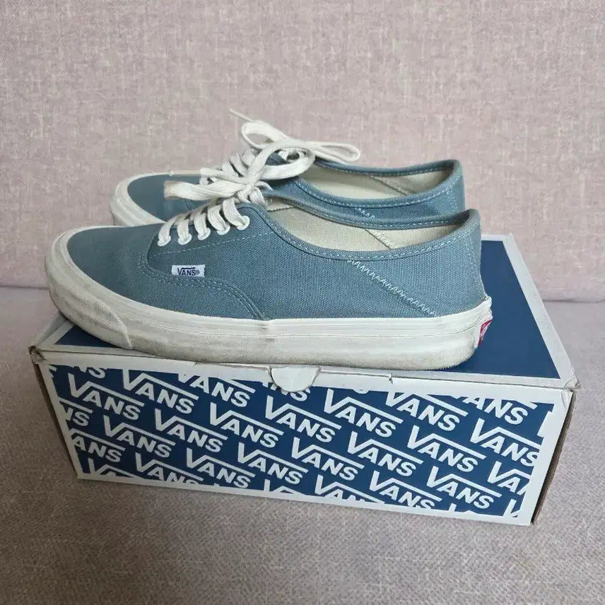 [BUNJANG] Vans Vault Authentic 43LX Smoke Blue Sneakers / (270) 반스 볼트 어센틱 43LX 스모크블루