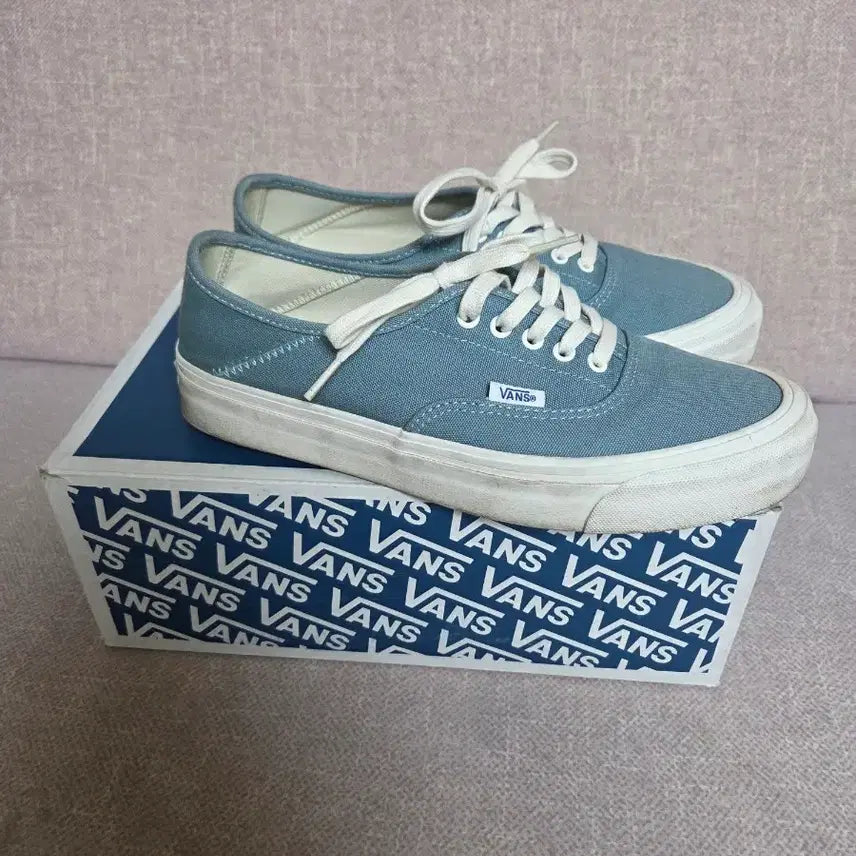 [BUNJANG] Vans Vault Authentic 43LX Smoke Blue Sneakers / (270) 반스 볼트 어센틱 43LX 스모크블루
