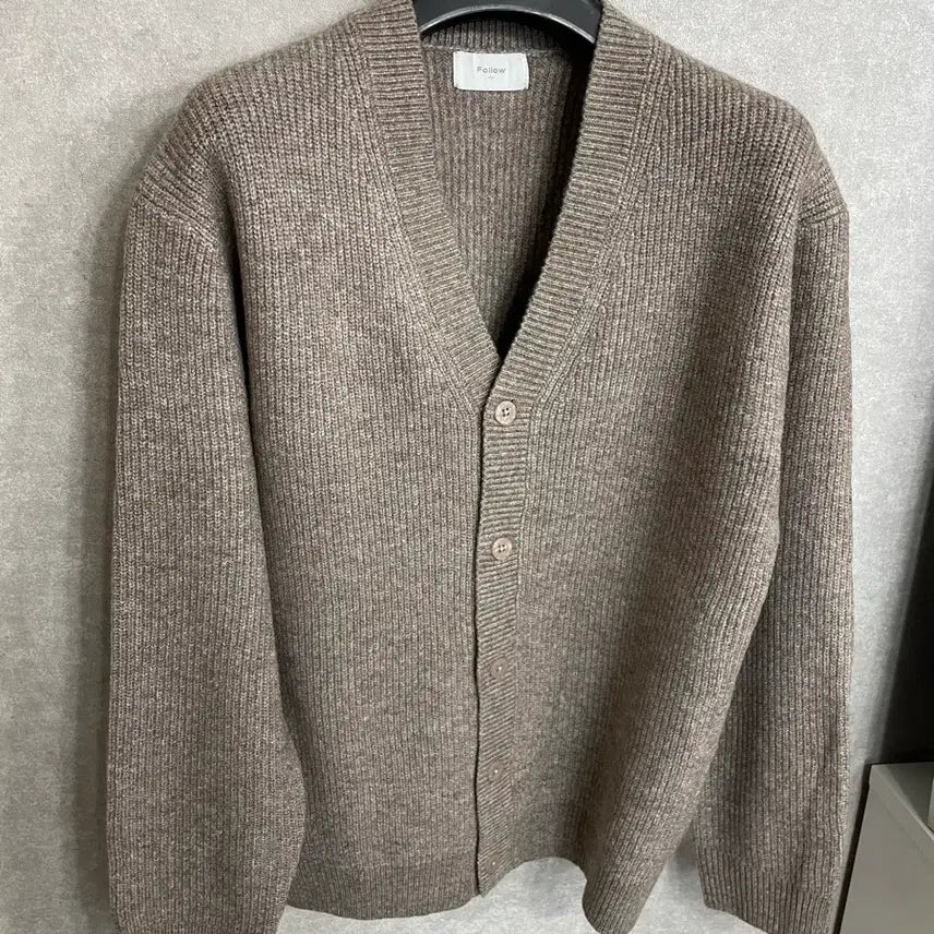[BUNJANG] Men's Deep Beige Cardigan Large New / 남자 딥베이지 가디건 라지 새상품