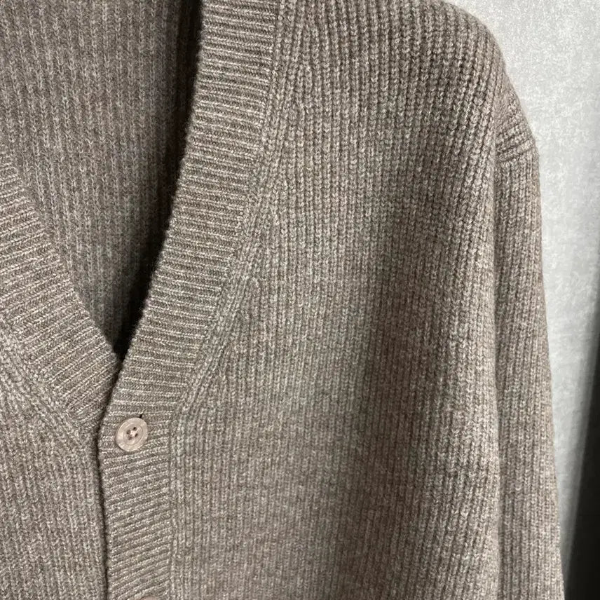 [BUNJANG] Men's Deep Beige Cardigan Large New / 남자 딥베이지 가디건 라지 새상품