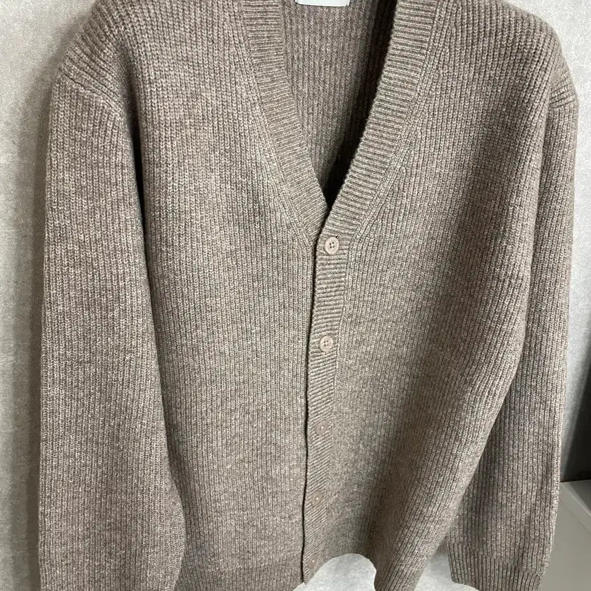 [BUNJANG] Men's Deep Beige Cardigan Large New / 남자 딥베이지 가디건 라지 새상품