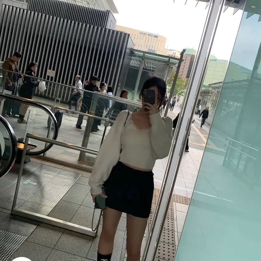 [BUNJANG] ONF Alpaca Cardigan Set Ivory / 온트 알파카 가디건 세트 아이보리 (마지막가격)