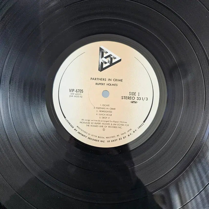 [BUNJANG] Rupert Holmes Partners In Crime LP / (팝 록, 싱어송라이터 루퍼트 홈즈) Rupert Holmes LP