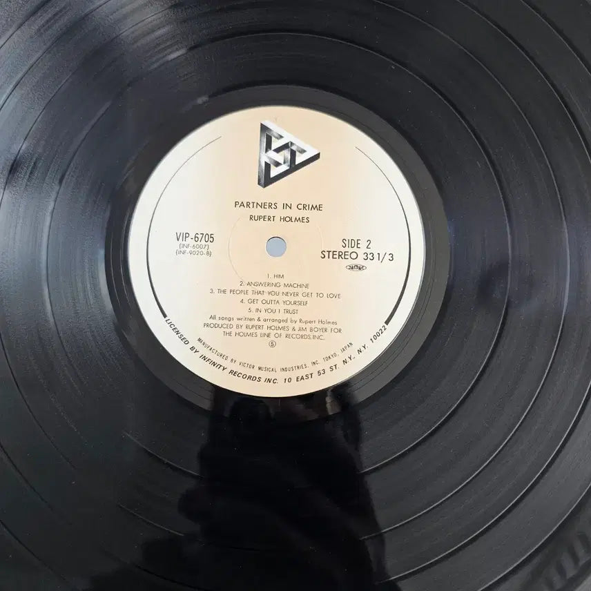 [BUNJANG] Rupert Holmes Partners In Crime LP / (팝 록, 싱어송라이터 루퍼트 홈즈) Rupert Holmes LP