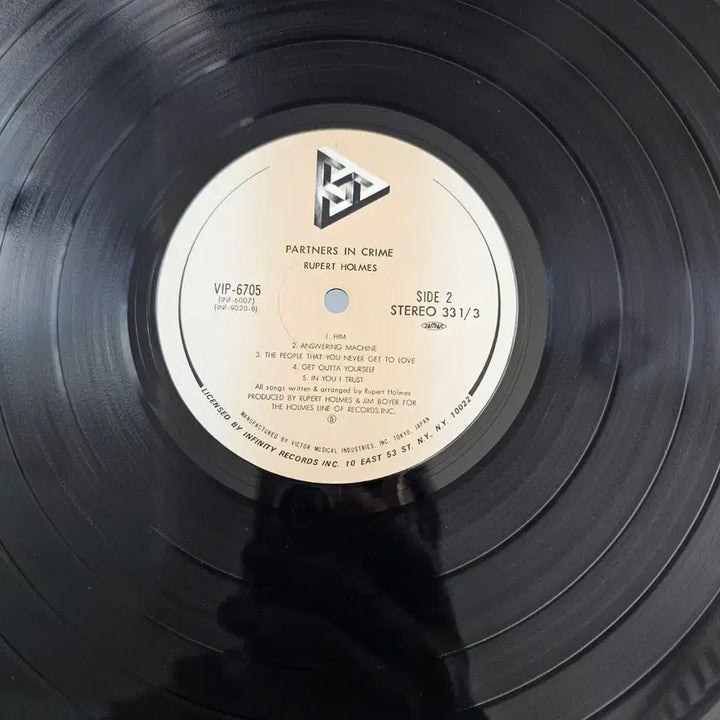 [BUNJANG] Rupert Holmes Partners In Crime LP / (팝 록, 싱어송라이터 루퍼트 홈즈) Rupert Holmes LP