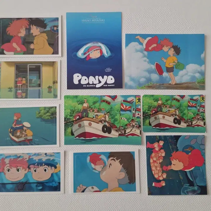 [BUNJANG] Ghibli Ponyo Illustration Bundle Set / 지브리 벼랑위의 포뇨