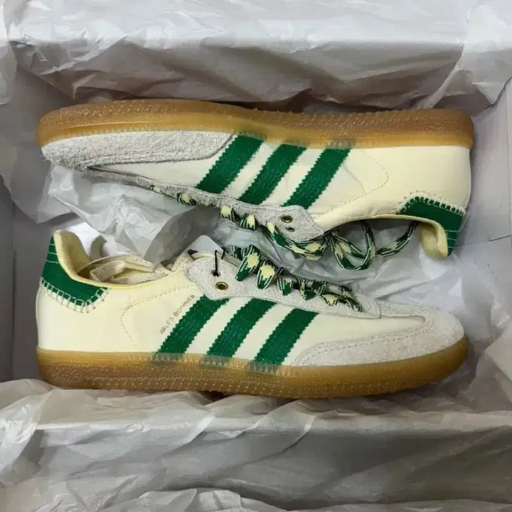 [BUNJANG] Adidas x Wales Bonner Samba Green / [245] 아디다스 X 웨일스보너 삼바 그린