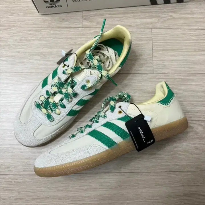 [BUNJANG] Adidas x Wales Bonner Samba Green / [245] 아디다스 X 웨일스보너 삼바 그린